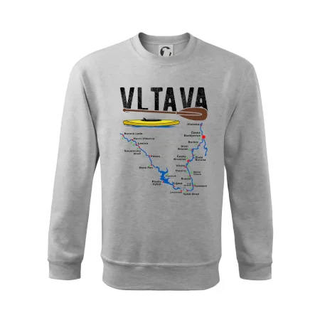 Mapa řeky Vltavy