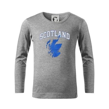 Scotland nápis s mapou