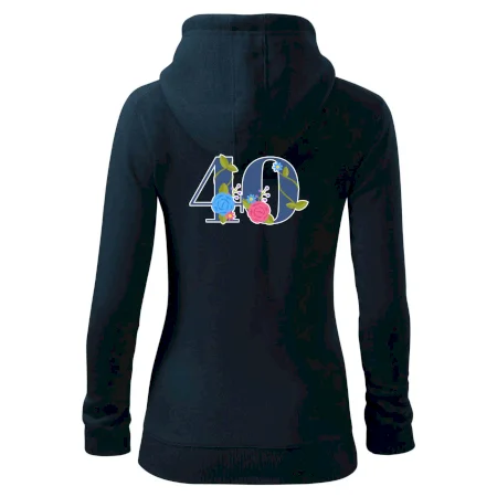 Květinové číslo kreslené - 40