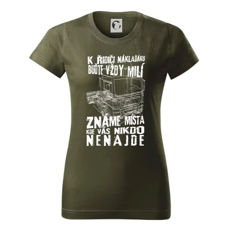 K řidiči náklaďáku buďte vždy milý