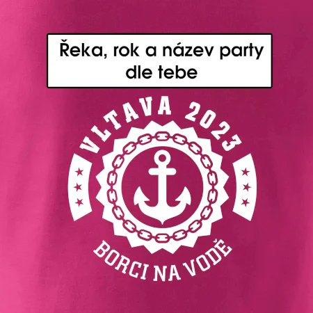Na vodu - kotva (vlastní nápis)