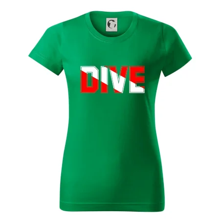 Dive nápis vlajka