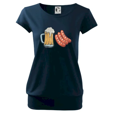 Pivo a klobása