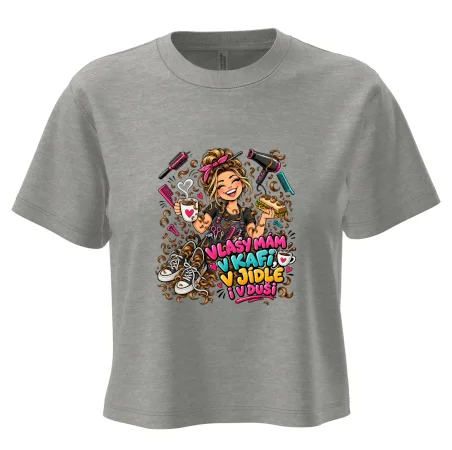 Vlasy mám v kafi v jídle i v duši