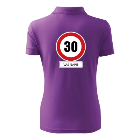 Dopravní značka - rychlost 30 - váš nápis