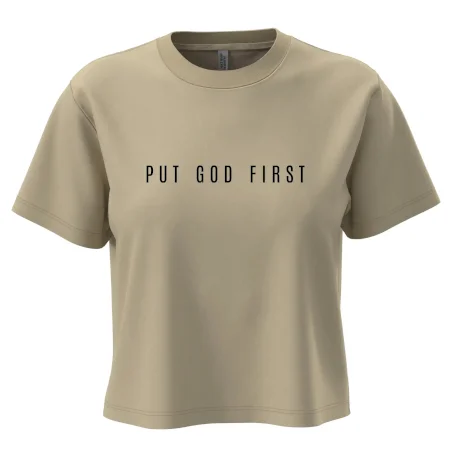 Put God first slabý nápis