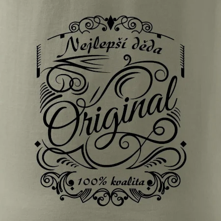 Vintage nejlepší deda 100% kvalita