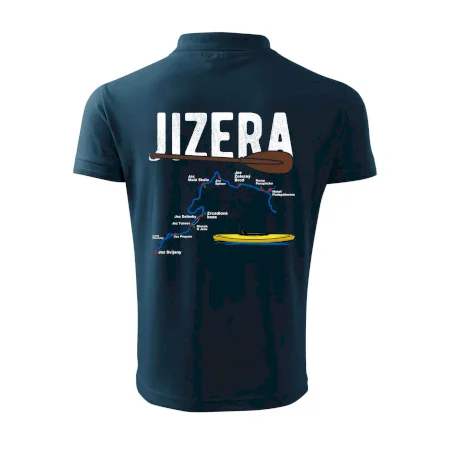 Mapa řeky Jizery