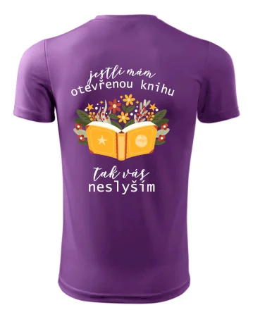 Jestli mám otevřenou knihu, tak vás neslyším