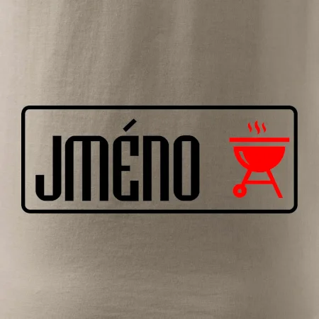 Triko na grilování s vlastním jménem