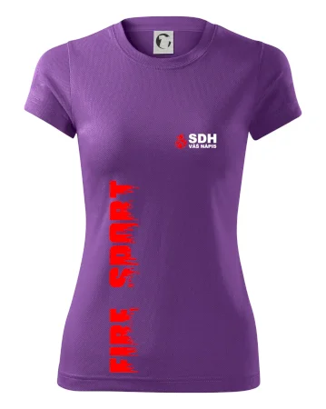 SDH nápis (oheň, firesport, název sboru - vlastní nápis)