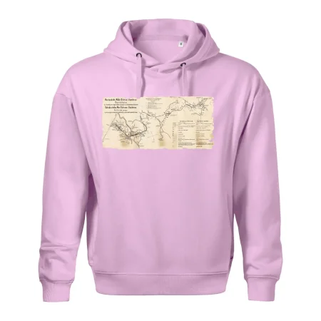 Mapa Báňské dráhy z Moravské Ostravy do Doubravy
