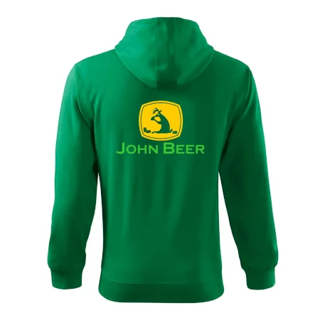 John Beer jelen s pivem