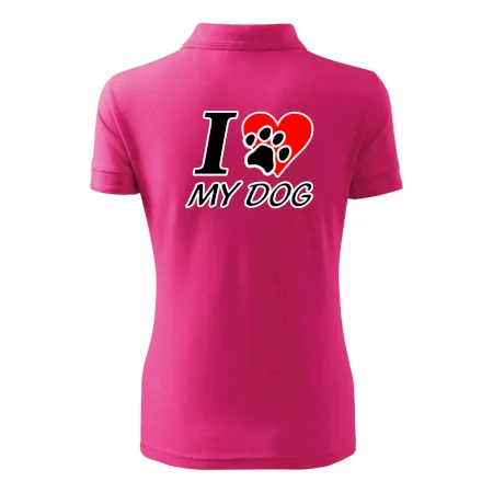I love my dog - nápis