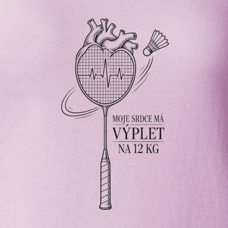 Badminton srdce s výpletem