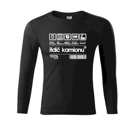 Čárový kód řidič kamionu