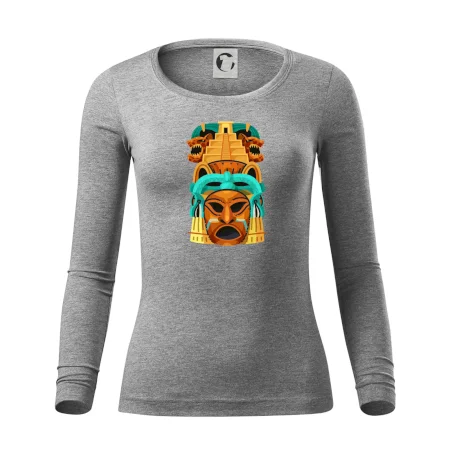Mayové maska s pyramidou