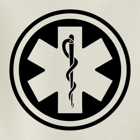 Rescue logo samostatné kulaté