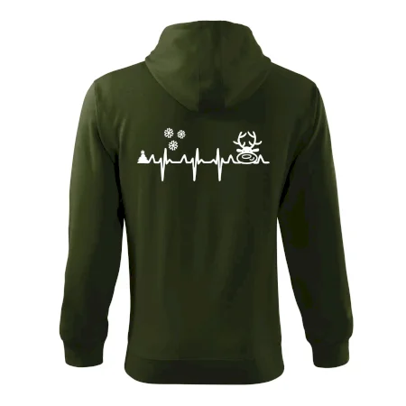 EKG Vánoce Vločky a sob