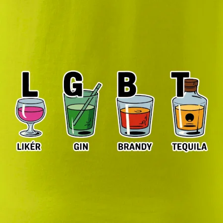 LGBT -  Likér, Gin, Brandy, Tequila