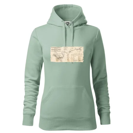 Mapa Báňské dráhy z Moravské Ostravy do Doubravy