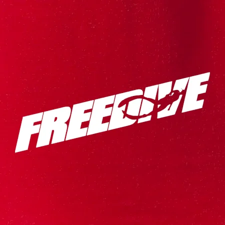 Freedive - nápis s potápěčem