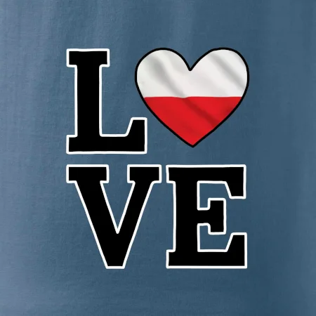 Love Polská vlajka