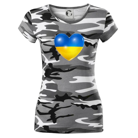 Ukrajina srdce vlajka