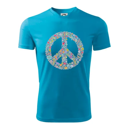 Peace symbol lístečky