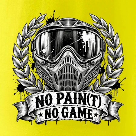 Motiv no paint no game s maskou
