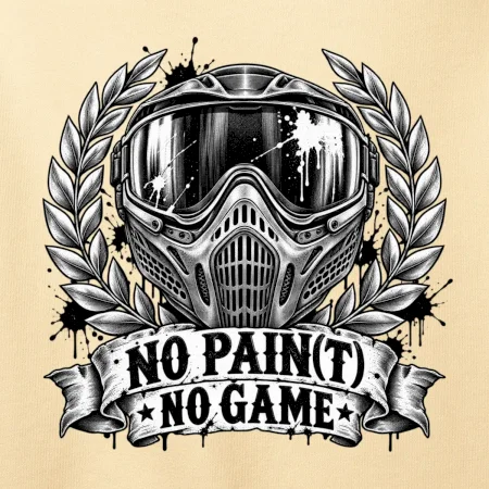Motiv no paint no game s maskou