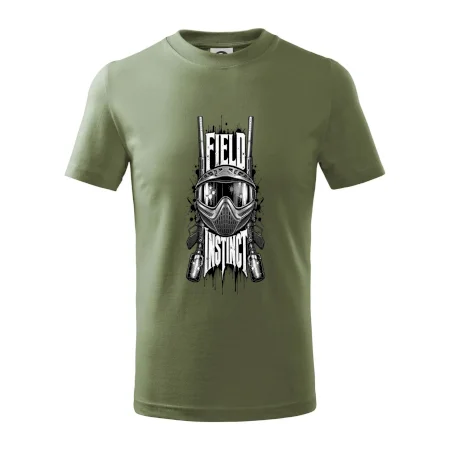 Černobílá maska field instinct paintball