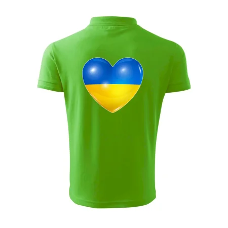 Ukrajina srdce vlajka