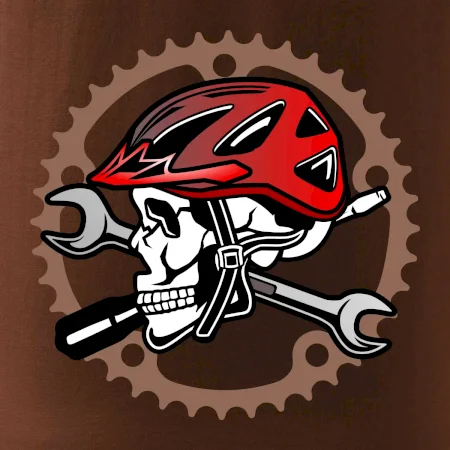 Lebka biker opravář