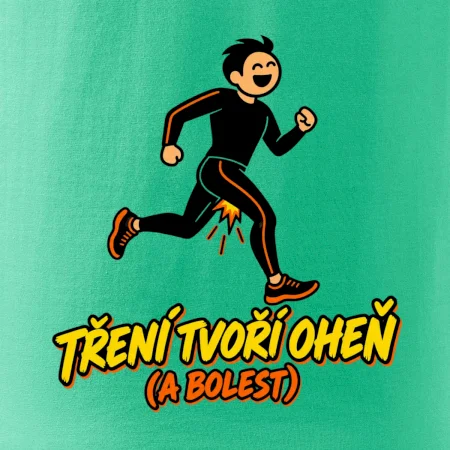 Běžecké tření tvoří oheň