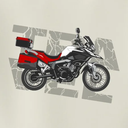Cestovní enduro červená