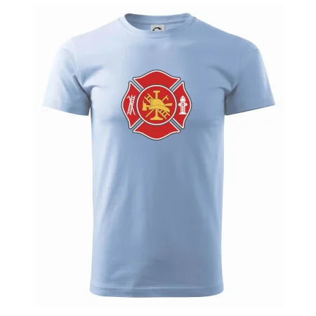Fire department logo červené