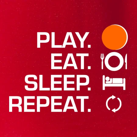 Hokejbal - Play eat sleep repeat