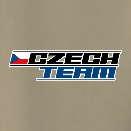 Czech team s vlajkou - Mistrovství světa v ledním hokeji 2026