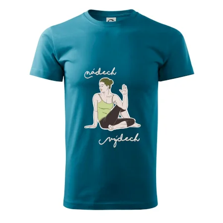 Yoga nádech výdech (Radek Pilař ART)