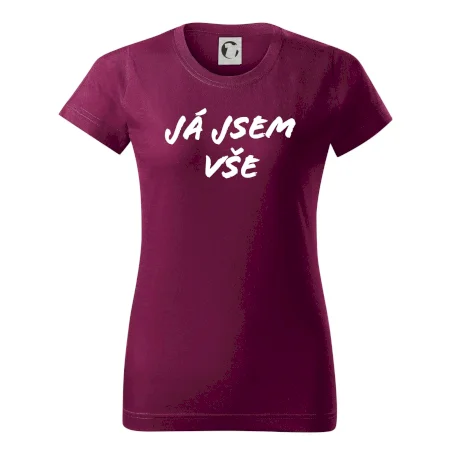 Nápis Já jsem vše!