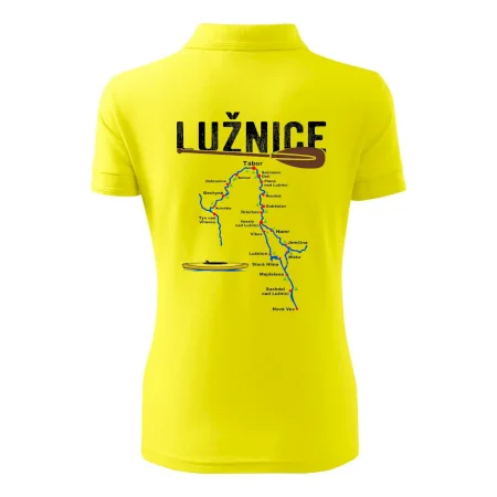 Mapa řeky Lužnice
