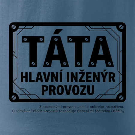Táta hlavní inženýr provozu