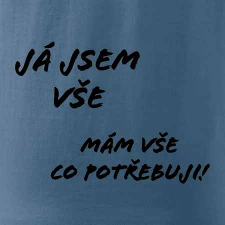 Nápis Já jsem vše!
