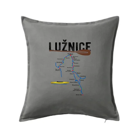 Mapa řeky Lužnice