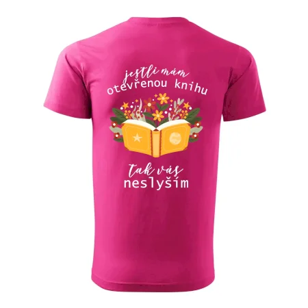 Jestli mám otevřenou knihu, tak vás neslyším
