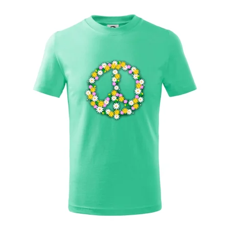 Peace symbol kopretiny