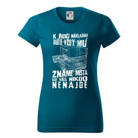 K řidiči náklaďáku buďte vždy milý