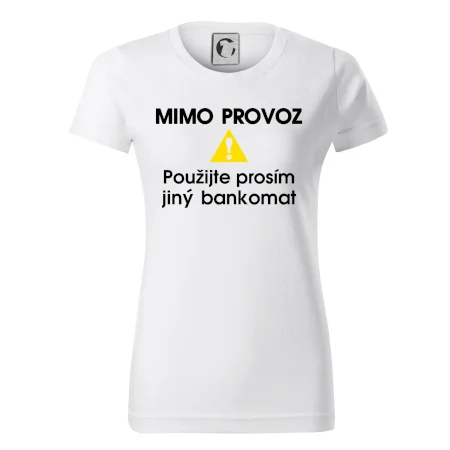 Mimo provoz - použijte jiný bankomat