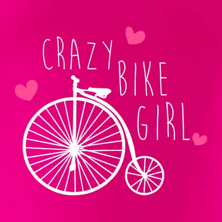 Crazy bike girl